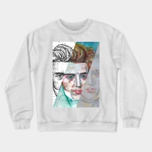 THREE TIMES SOREN KIERKEGAARD .1 Crewneck Sweatshirt